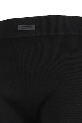 SOFT RIB KNIT BOXER / JET BLACK 