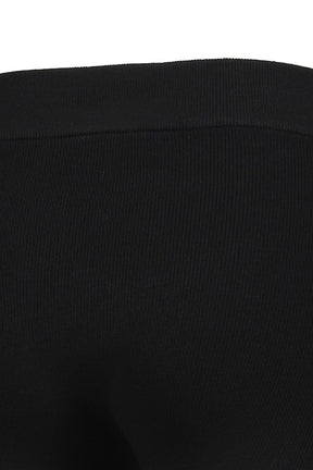 SOFT RIB KNIT BOXER / JET BLACK 