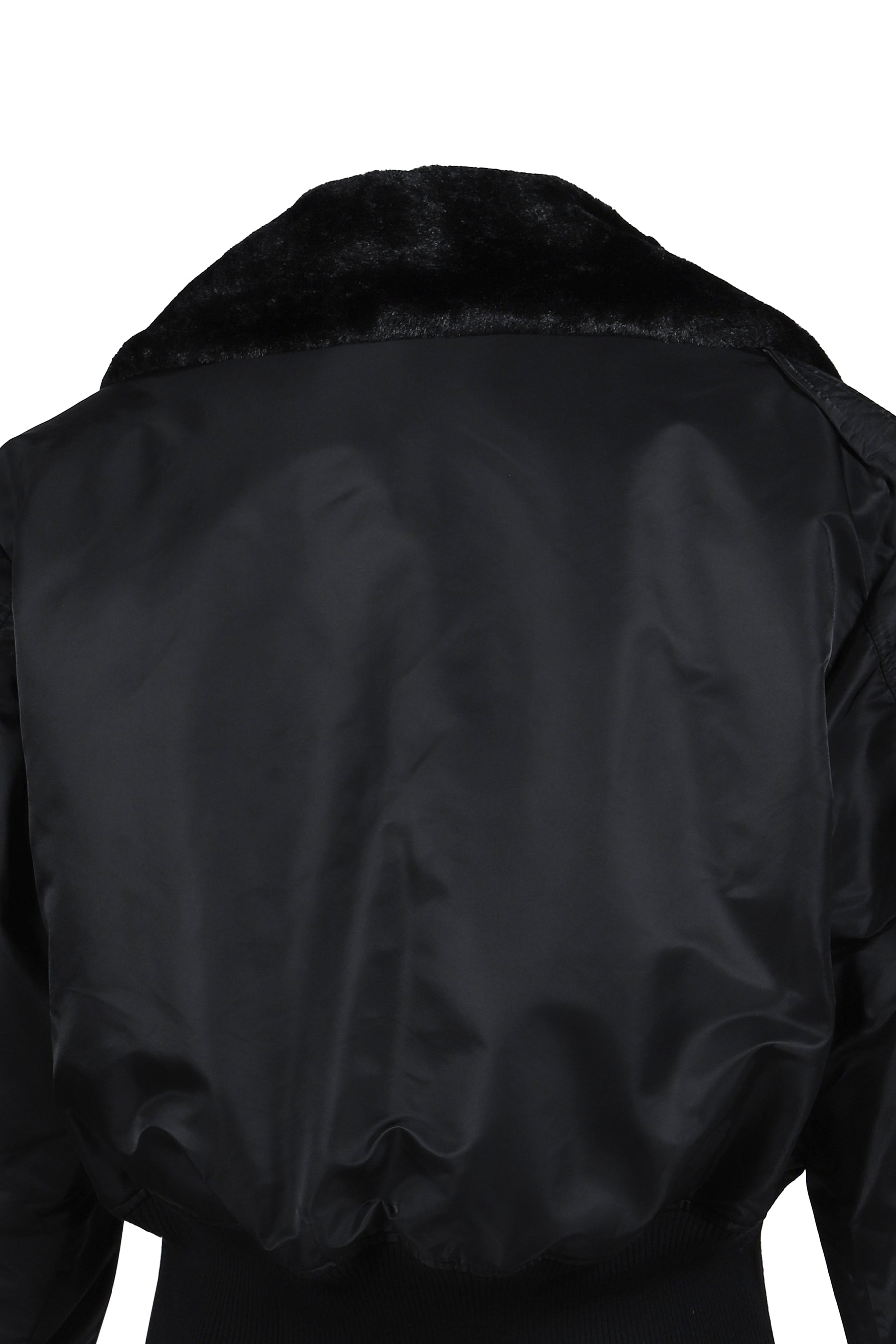 MULTIPOCKET CARGO JACKET WITH LEATHER TRIM / BLK