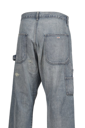 CANNERY ROW DENIM PAINTER PANTS / BLU
