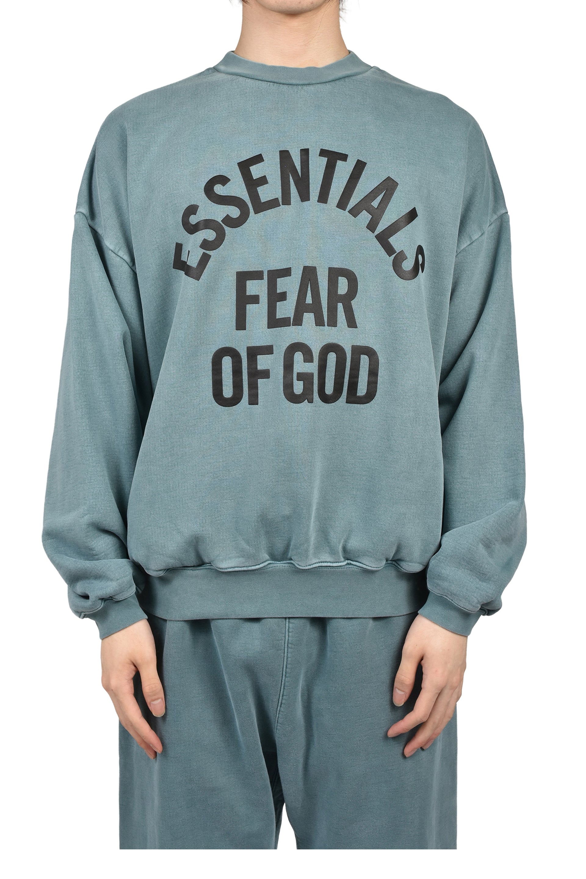 CAMPUS 90'S CREWNECK SWEATSHIRT / FADED COASTAL
