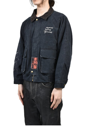 CONSTRUCTIVIST HUNTING JACKET / FADED BLK