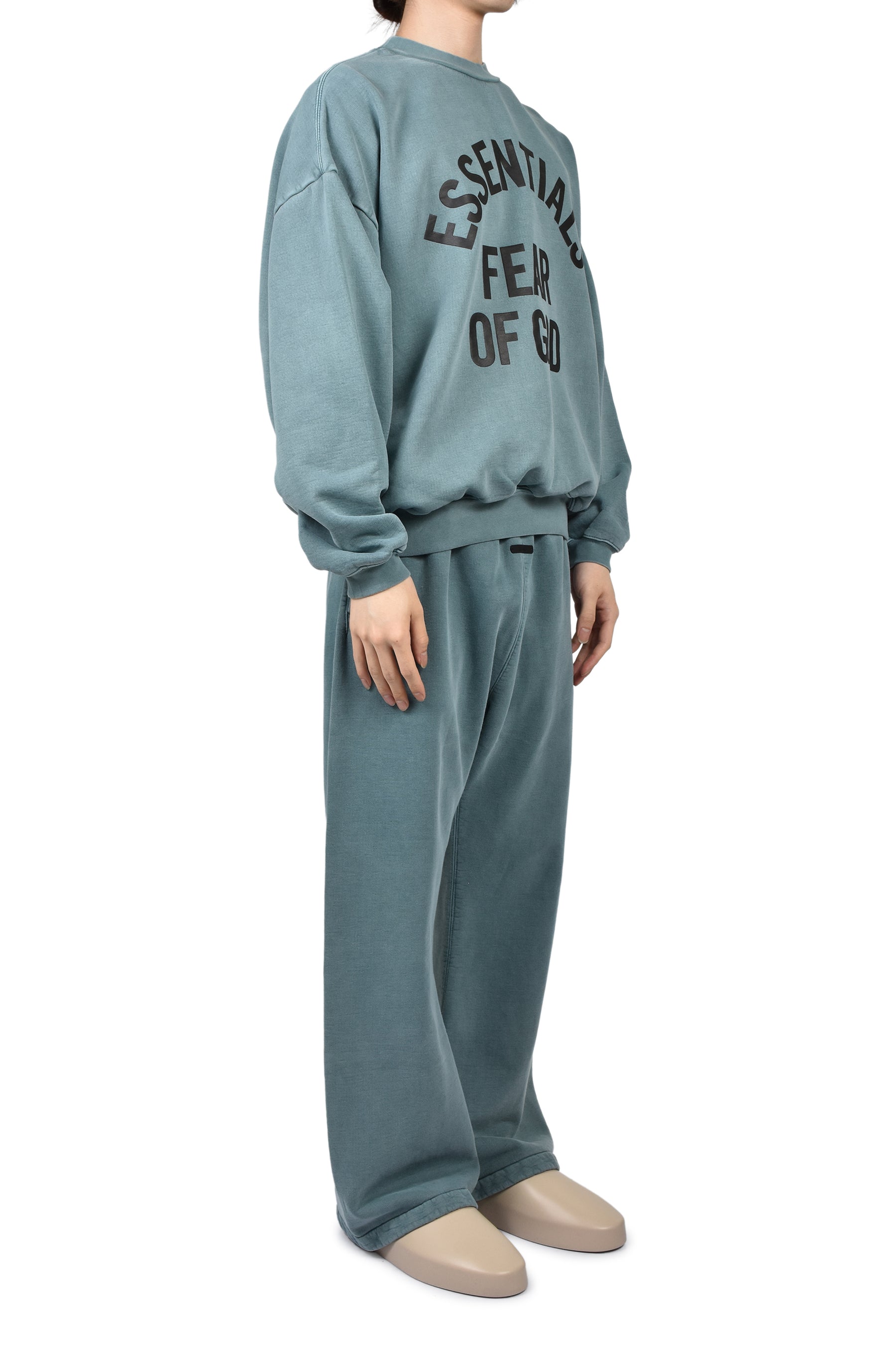 CAMPUS 90'S CREWNECK SWEATSHIRT / FADED COASTAL