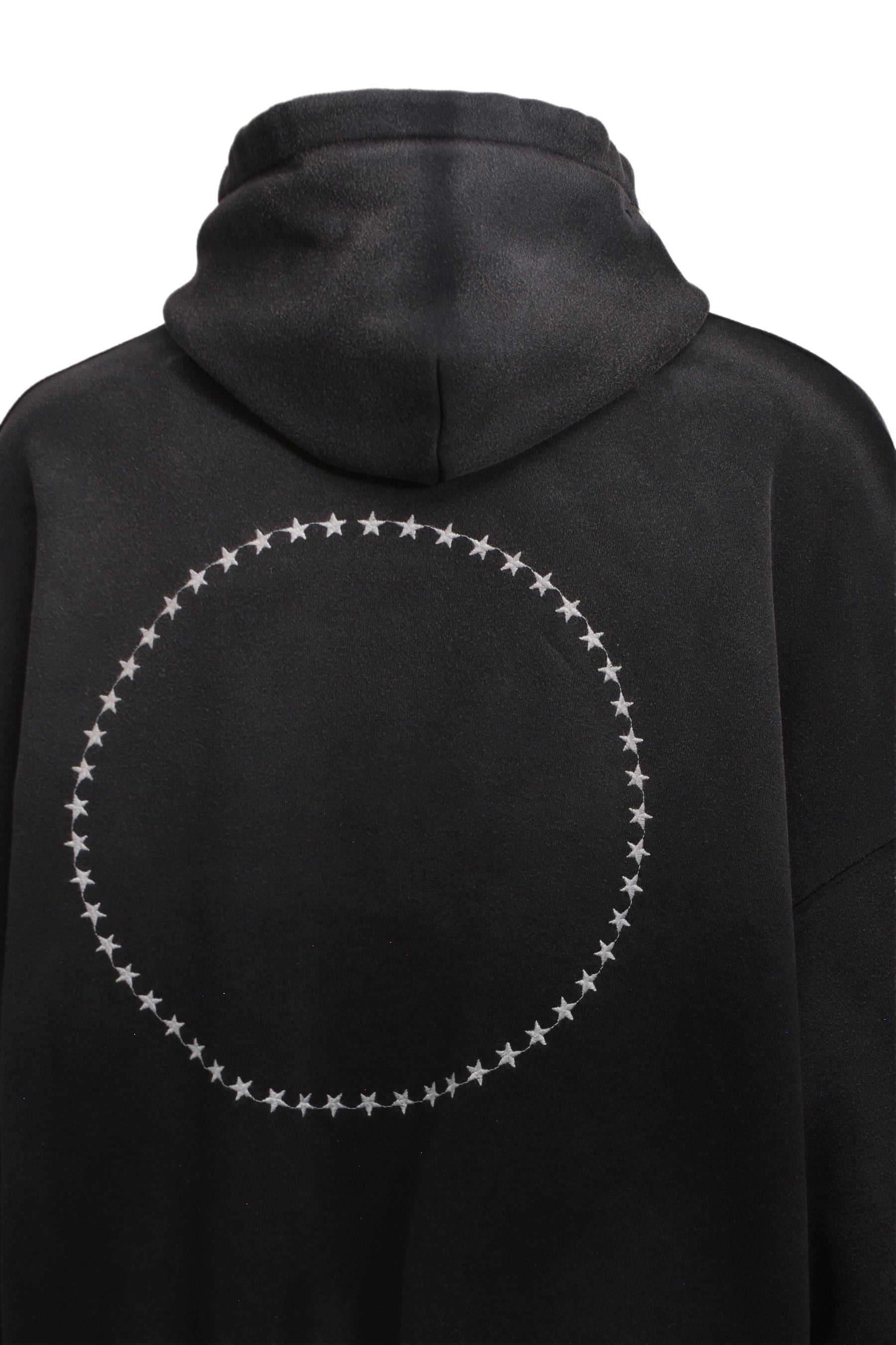 TGS EMBROIDERED WASHED HOODIE / VTG BLK