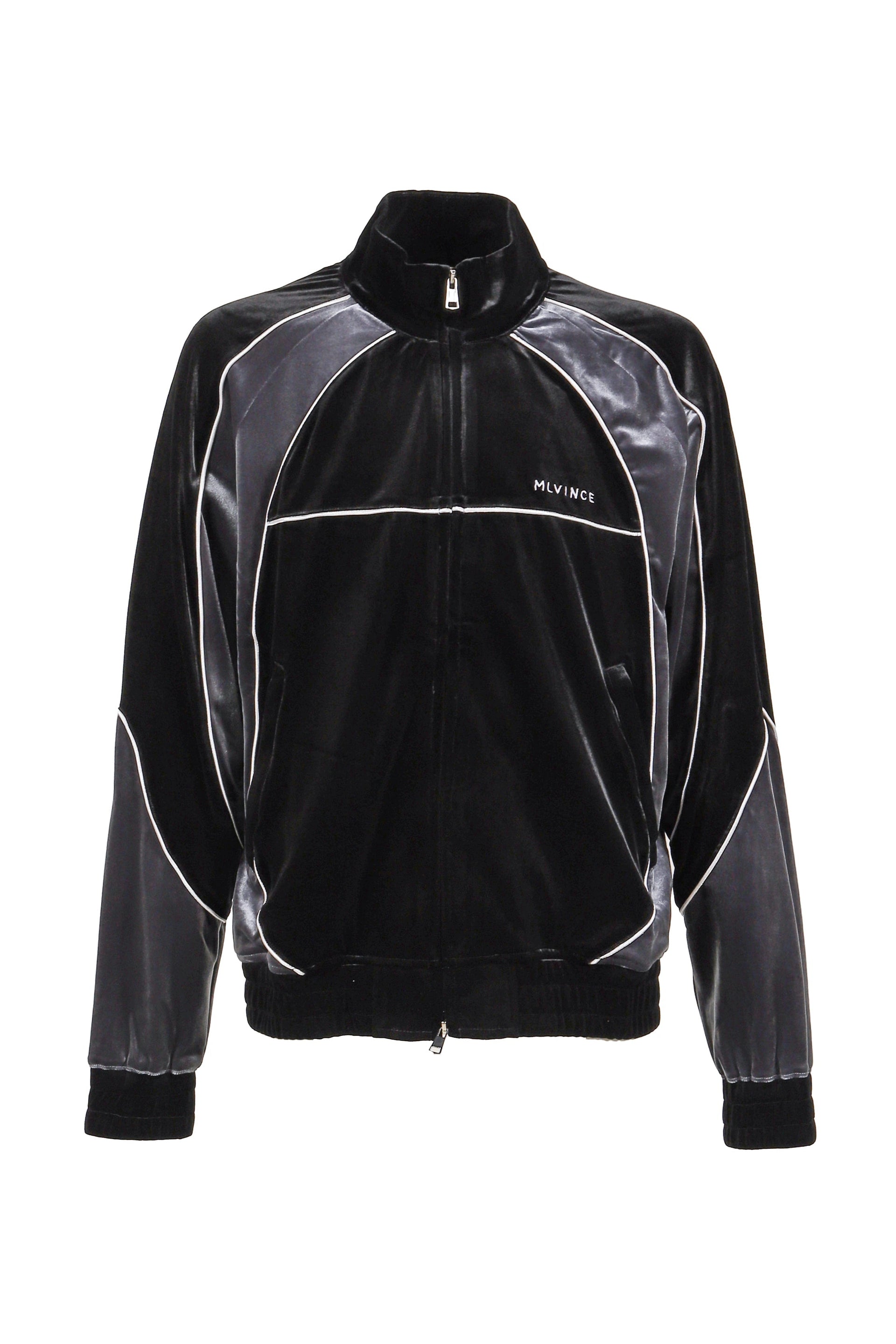 VELOR TRACK JACKET / BLK
