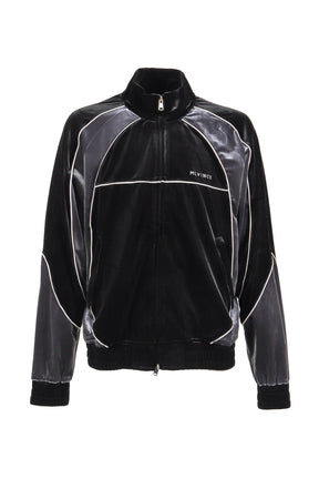 VELOR TRACK JACKET / BLK