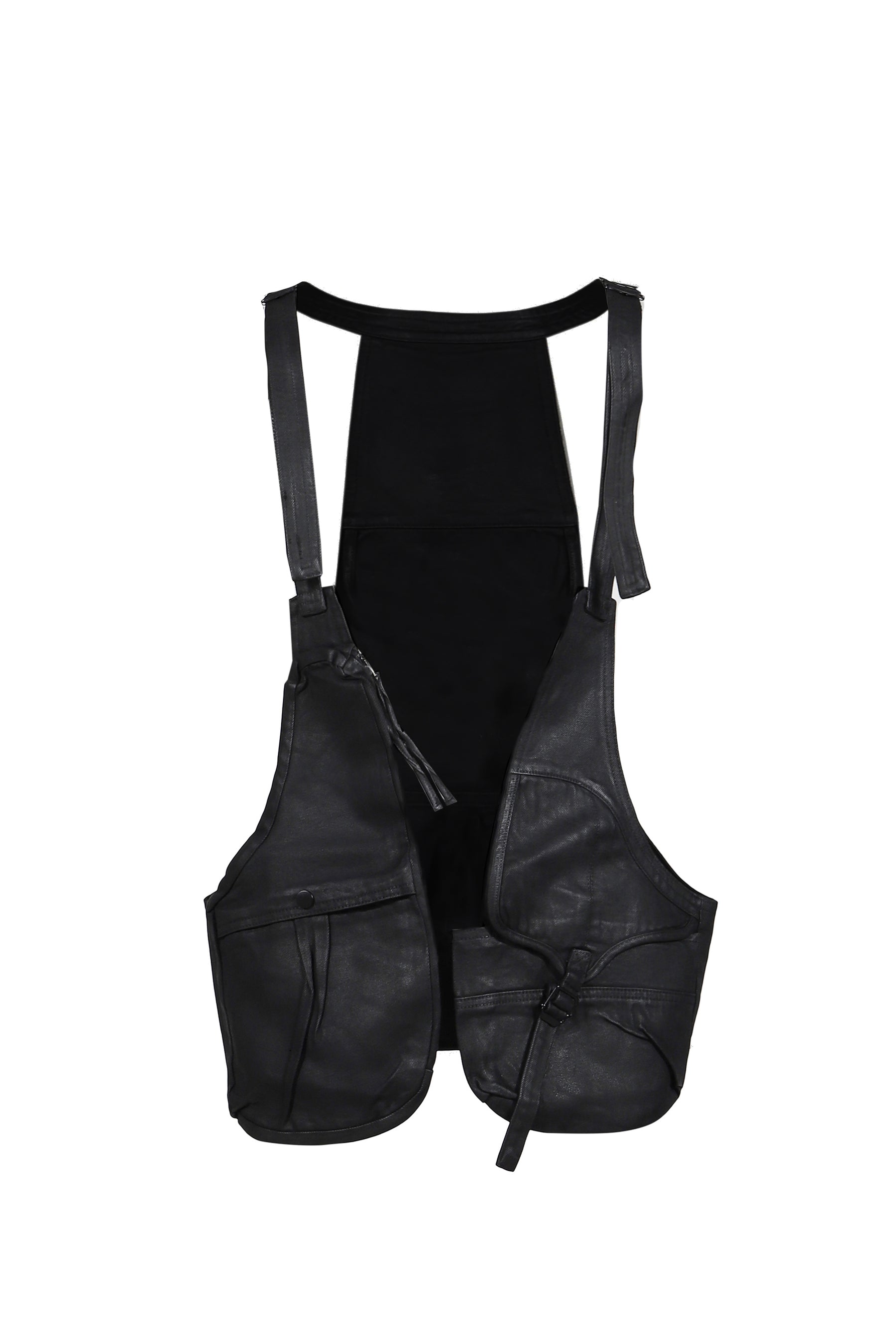 WAXED UTILITY VEST / WAXED BLACK