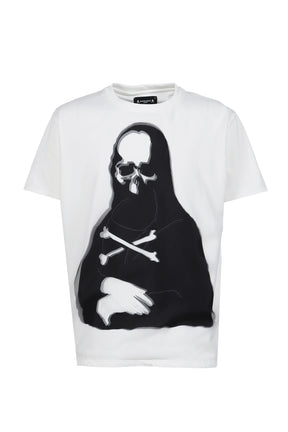 mastermind JAPAN × TRIPPY MIKIO ART TEE MONALIZA / WHT