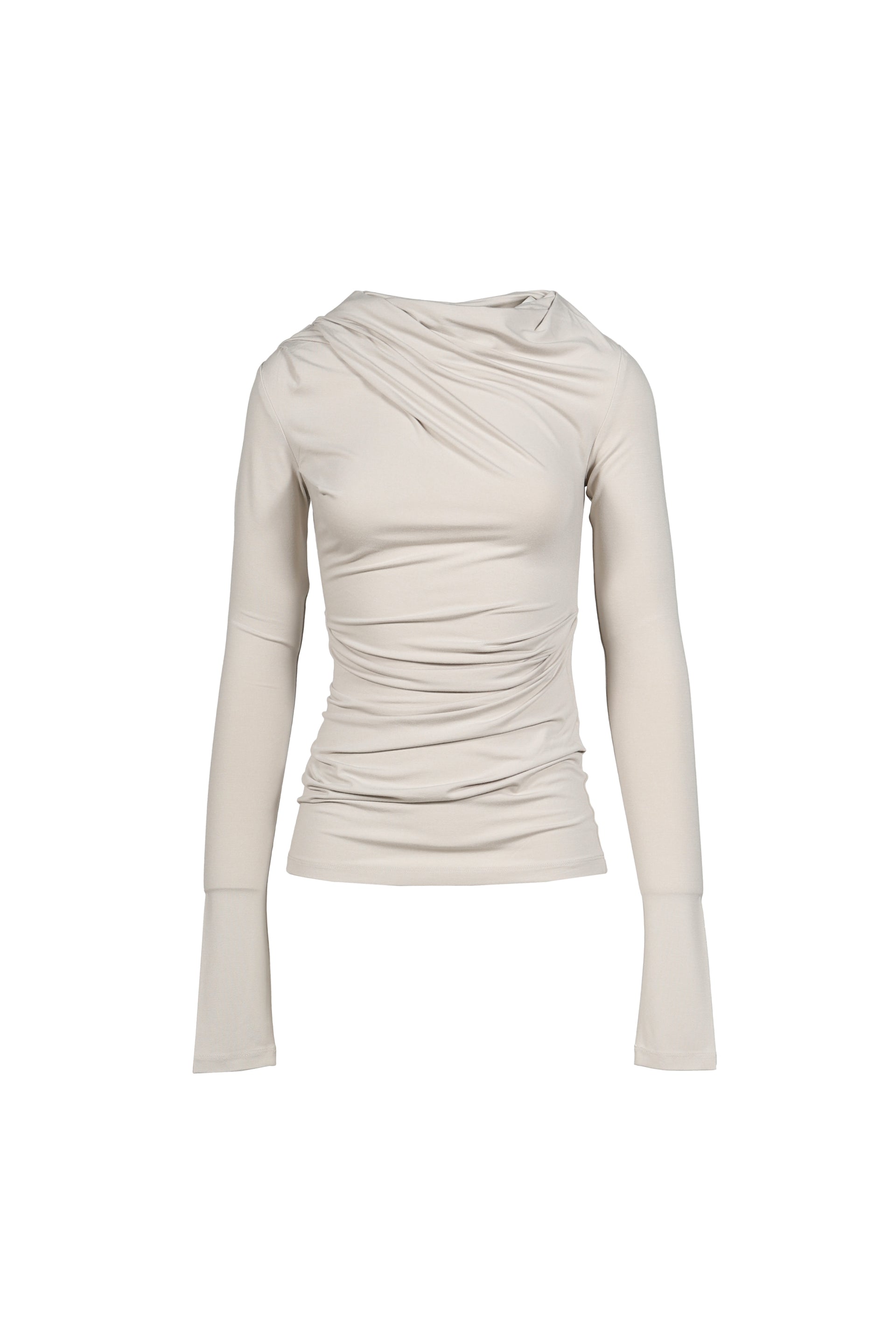 DRAPE TOP / STONE