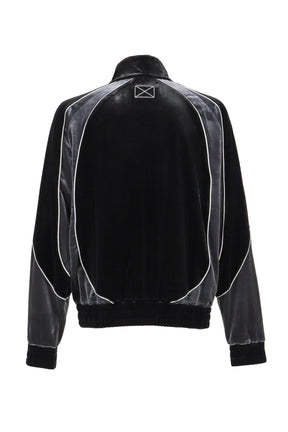 VELOR TRACK JACKET / BLK