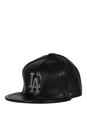 BRAIN BUCKET LEATHER FITTED LA / BLK