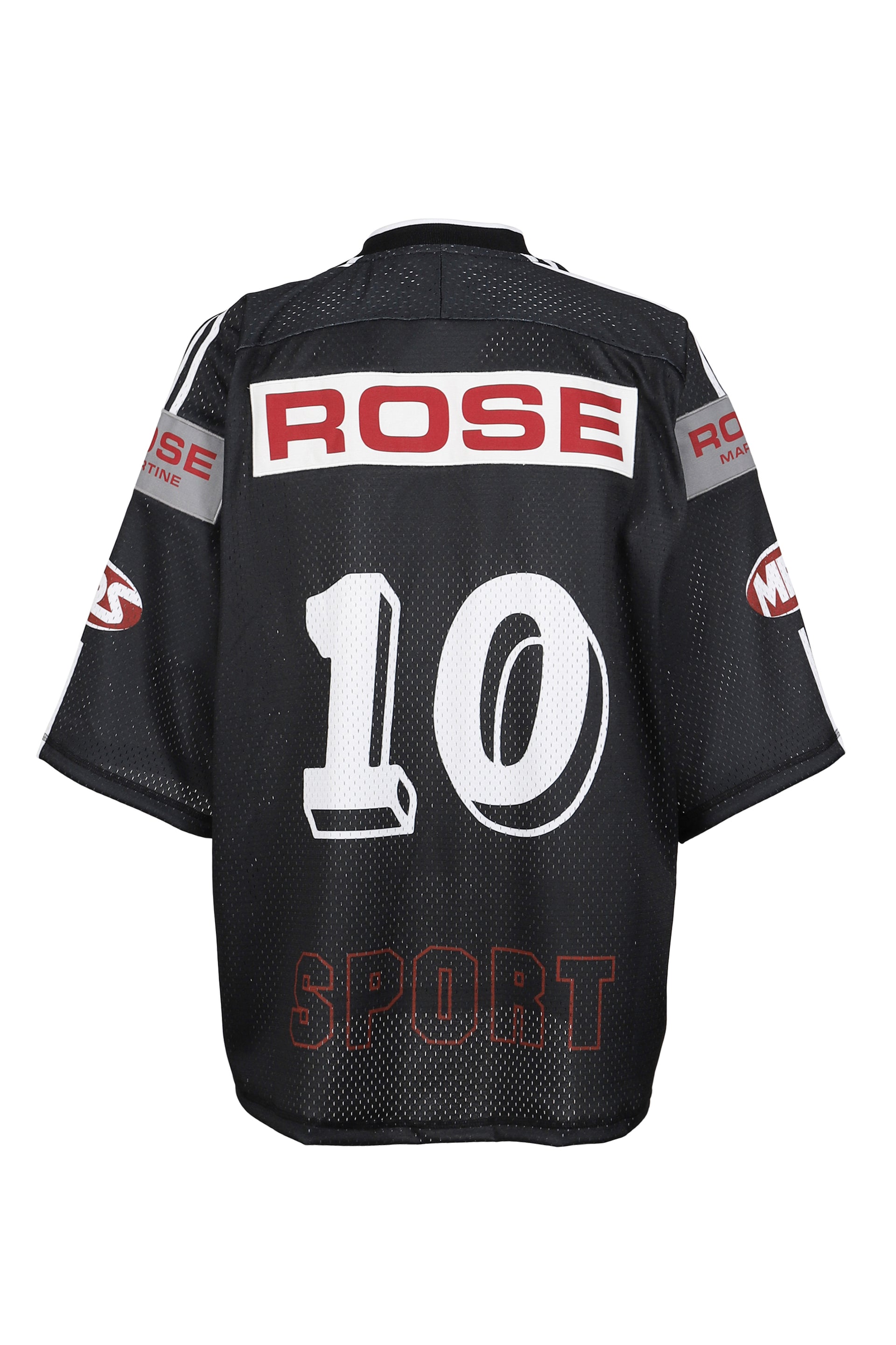 OVERSIZED HOCKEY TOP / BLK GRY