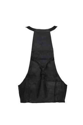 WAXED UTILITY VEST / WAXED BLACK