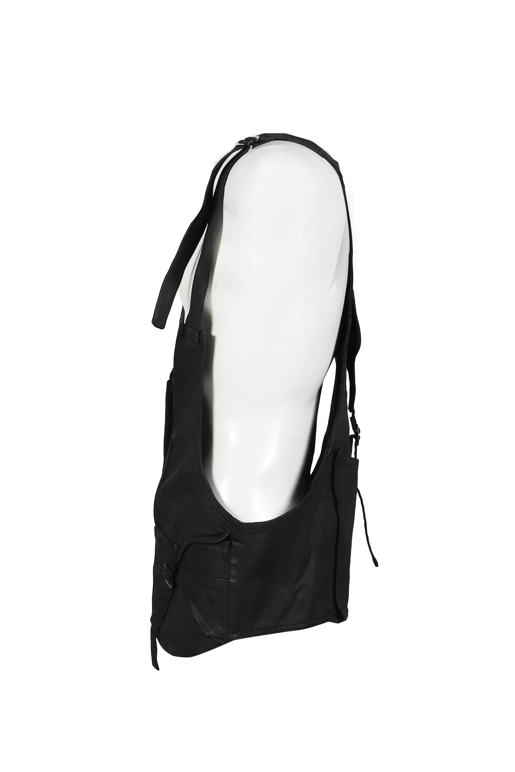 WAXED UTILITY VEST / WAXED BLACK