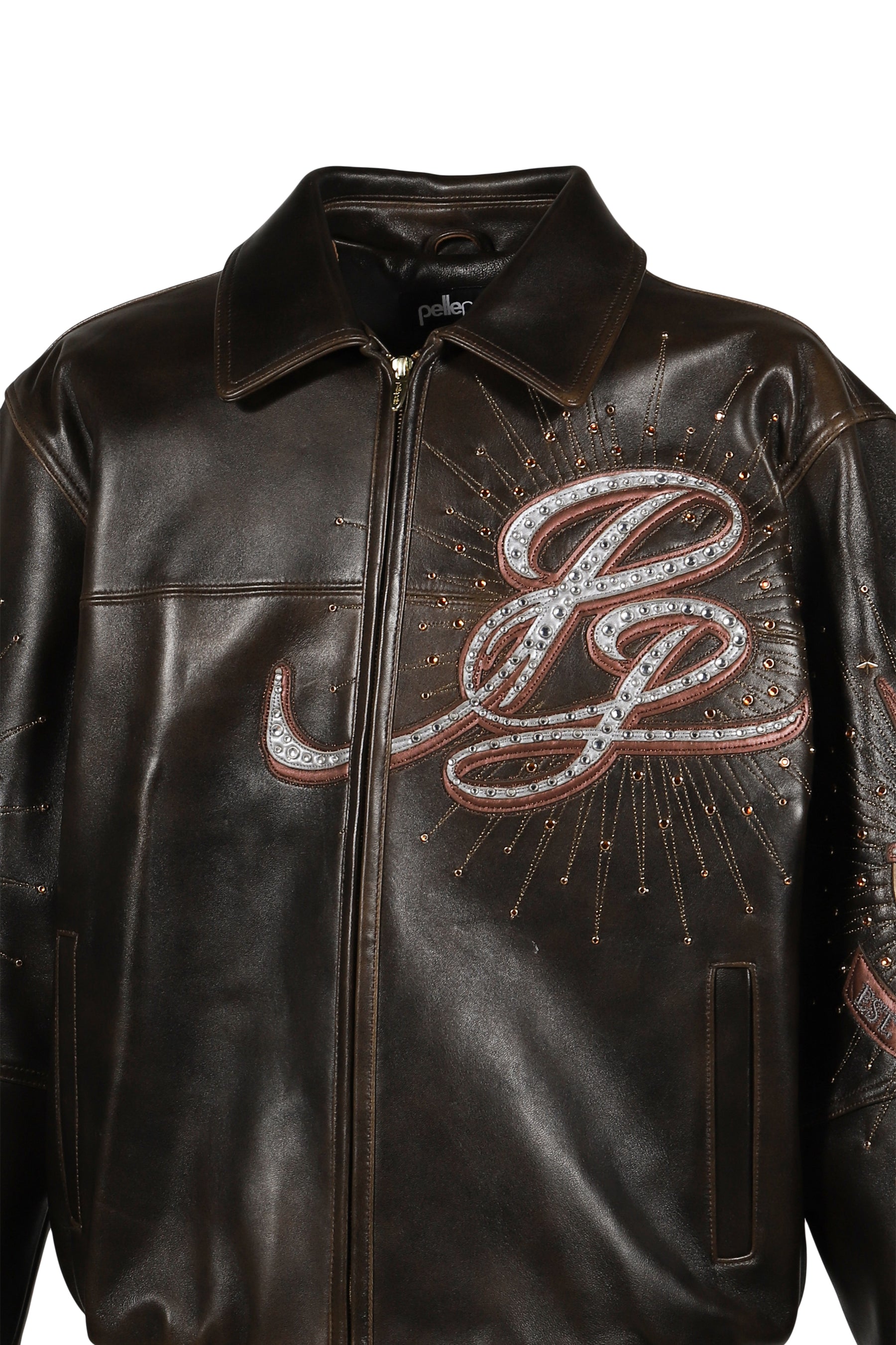 ペレペレ　レザー　ジャケット Pelle Pelle ペレペレ FW25 47TH ANNIVERSAY JACKET / BRW - NUBIAN