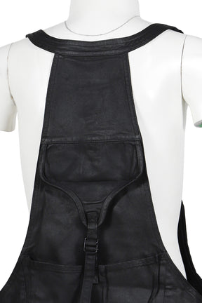 WAXED UTILITY VEST / WAXED BLACK