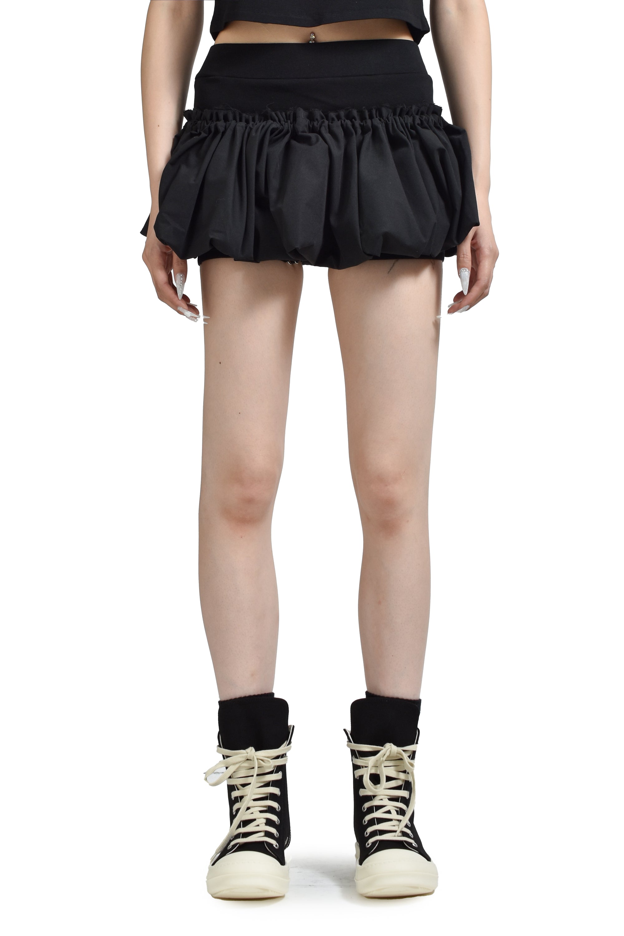 SEIVSON スカート Seivson セイヴソン FW25 SKIRTS / BLK - NUBIAN ヌビアン