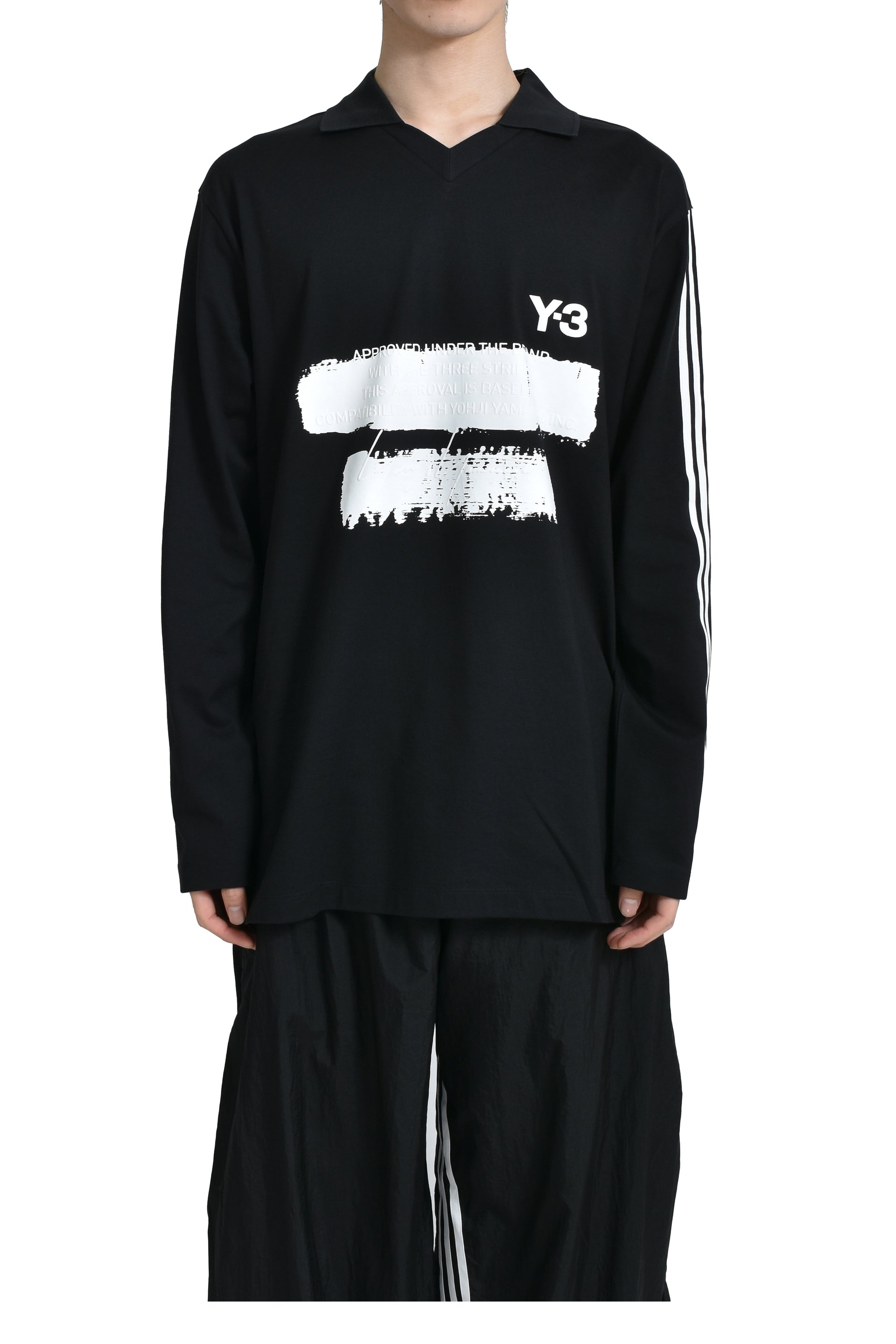 Y-3 U GFX LOGO LS T BLACK / BLK