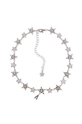 LUCKY STAR V NECKLACE / SIL