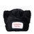 FLUFFY CHUNKY EARS BEANIE / BLACK