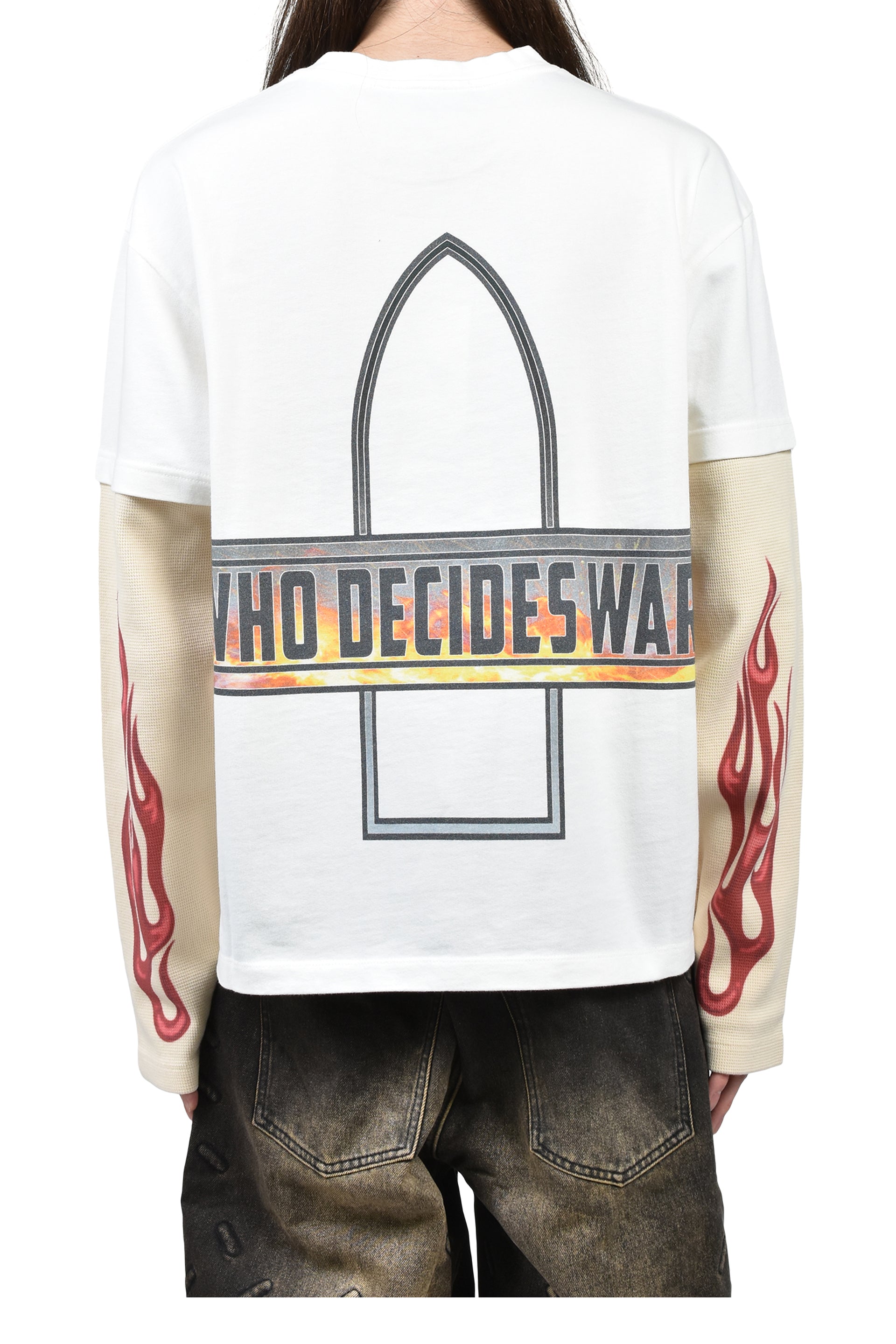 FLAME GLASS DOUBLE JERSEY / CLOUD, MULTI