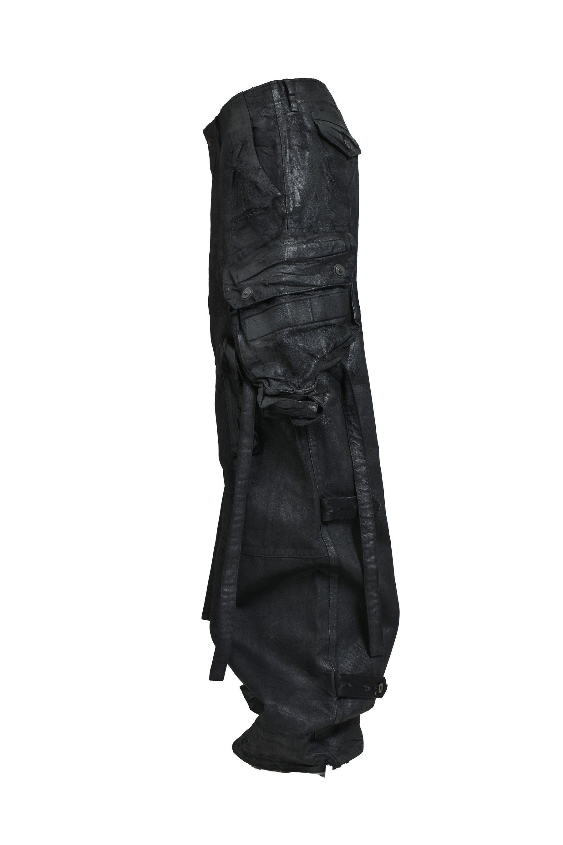 12OZ COATING GASMASK CARGO / BLK WAX