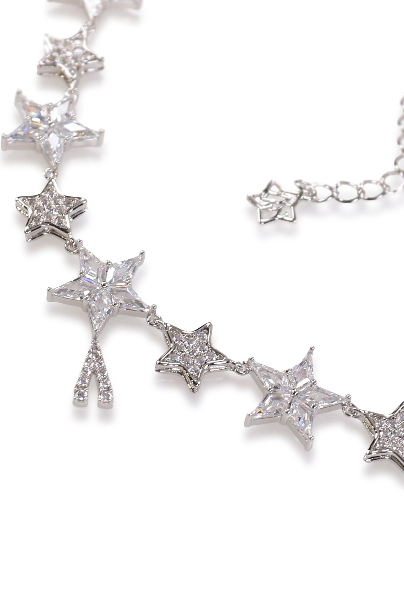 LUCKY STAR V NECKLACE / SIL