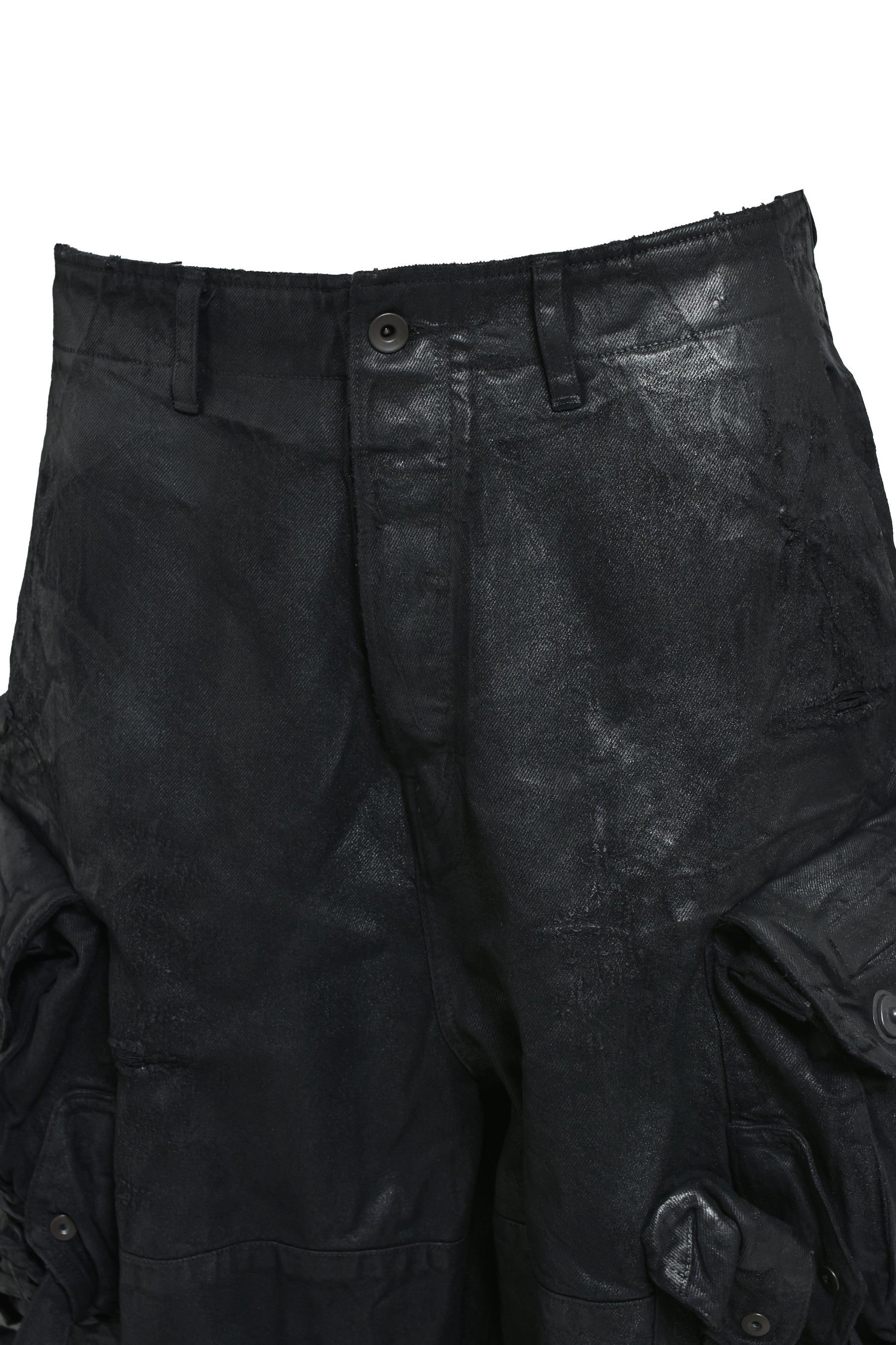 12OZ COATING GASMASK CARGO / BLK WAX