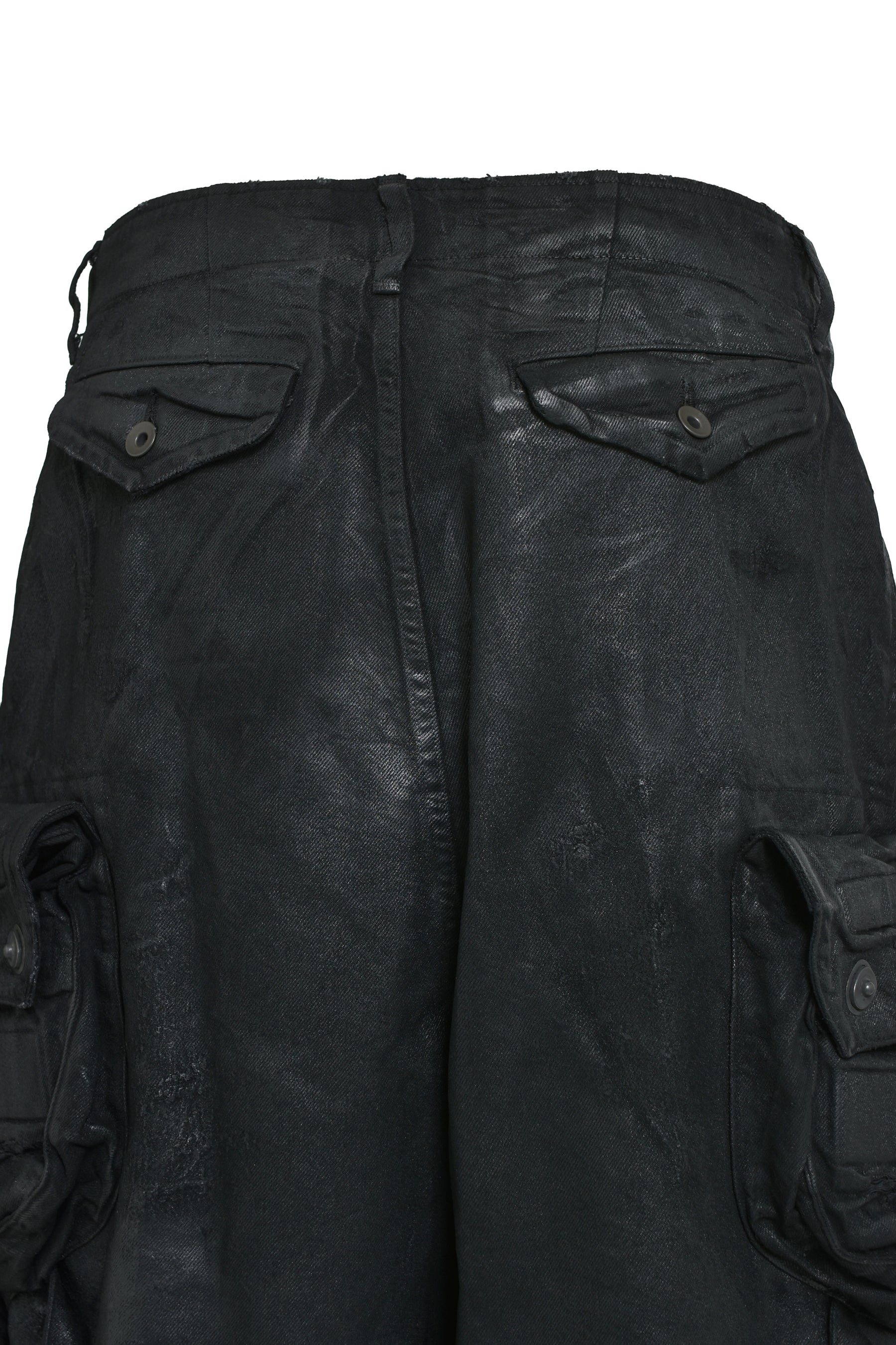 12OZ COATING GASMASK CARGO / BLK WAX