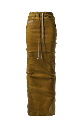 PULL ON PILLAR SKIRT / OCHRE