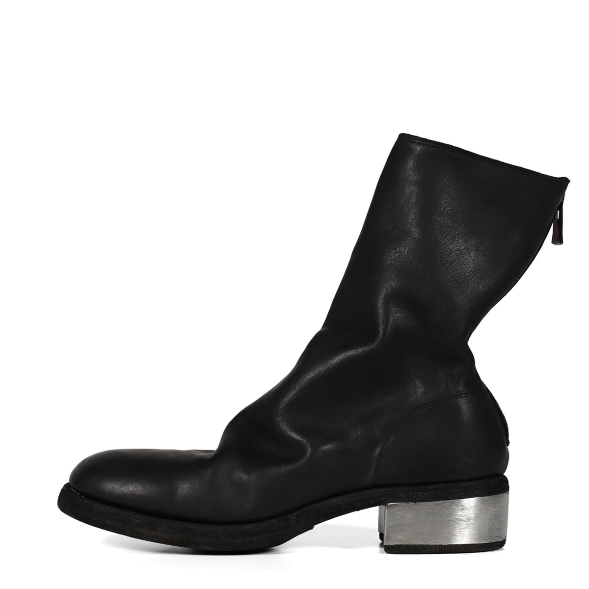 GUIDI グイディ バックジップロングブーツ グイディ GUIDI Women's Back Zip Boots Double Sole Wide Model