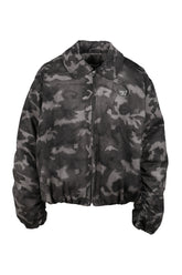 CAMO PUFFER BOMBER JACKET / MLC 