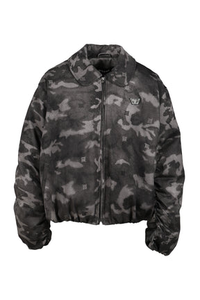 CAMO PUFFER BOMBER JACKET / MLC 