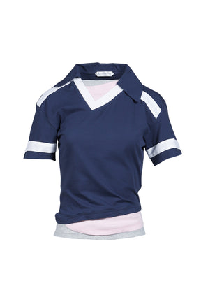 TRIPLE T-SHIRT / NVY