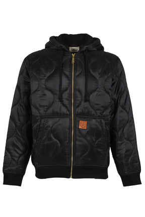 LINER ZIP HOODIE / BLACK 