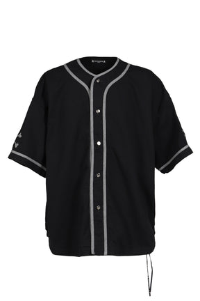 BASEBALL DENIM SHIRT / BLK