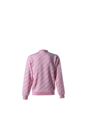 KIDS MONOGRAM SWEATER / PNK