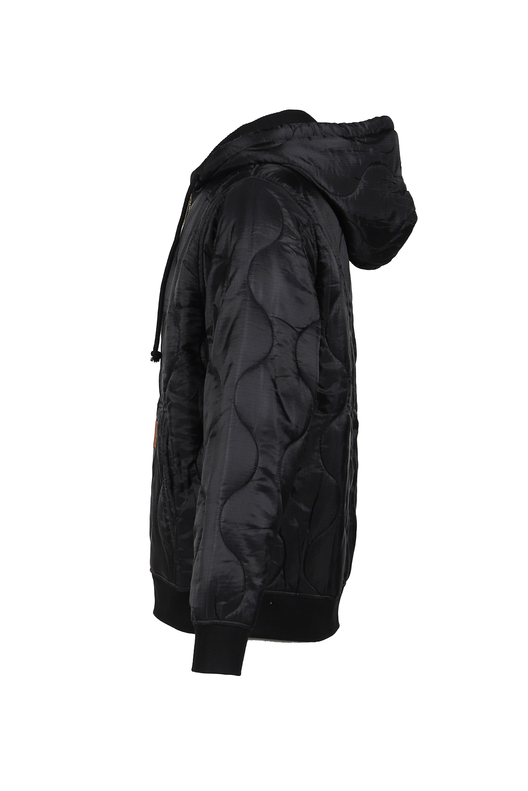 LINER ZIP HOODIE / BLACK 