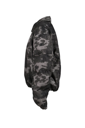 CAMO PUFFER BOMBER JACKET / MLC 