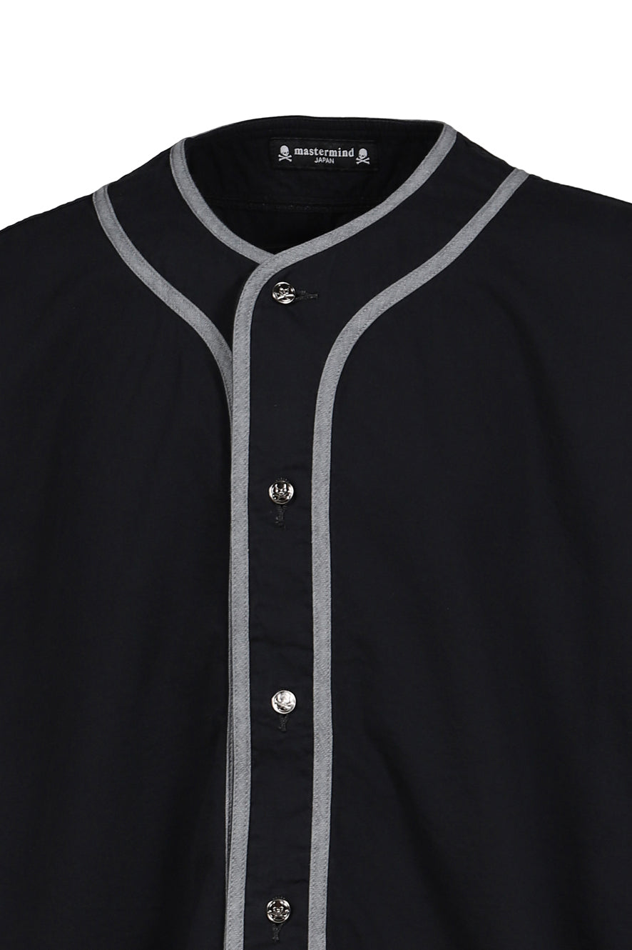 BASEBALL DENIM SHIRT / BLK