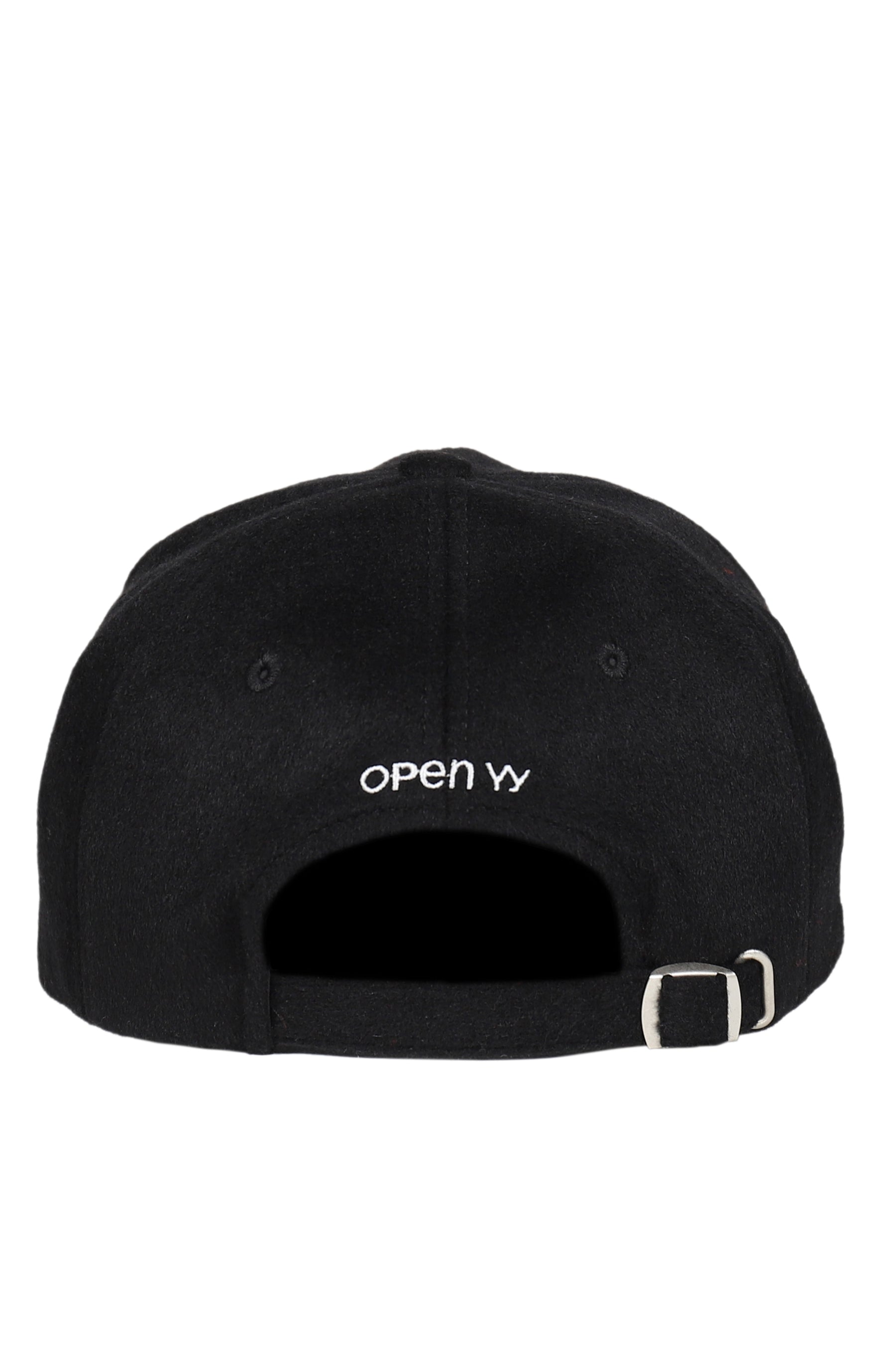 YY WOOL HEART BONE BALL CAP / BLK