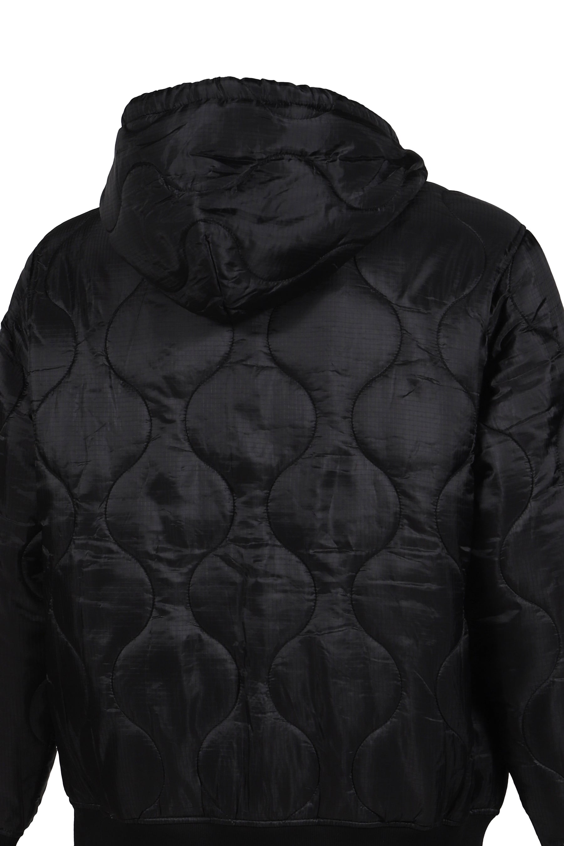 LINER ZIP HOODIE / BLACK 