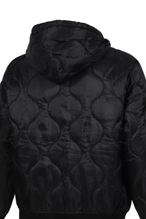 LINER ZIP HOODIE / BLACK 