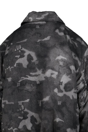 CAMO PUFFER BOMBER JACKET / MLC 