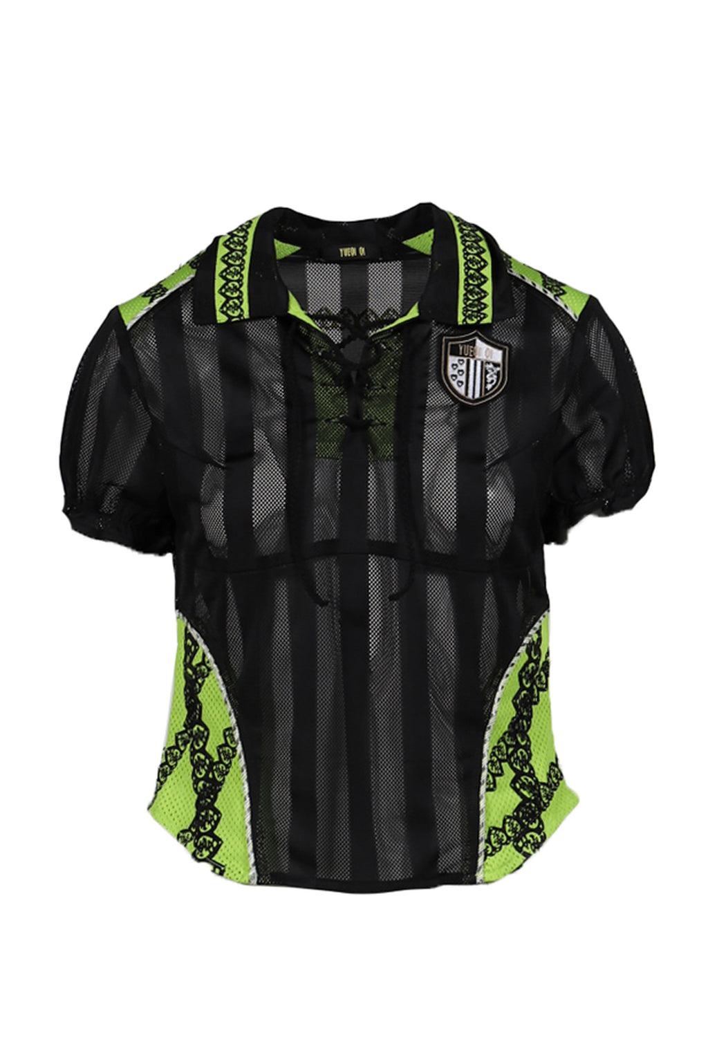 YUEQI QI ユェチ チ SS25 LIME FOOTBALL JERSEY / GRN - NUBIAN