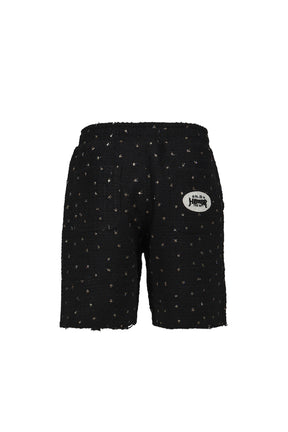 BEADED SHORTS / BLACK 