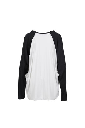OPEN YY I LOVE YY RAGLAN TEE / BLU