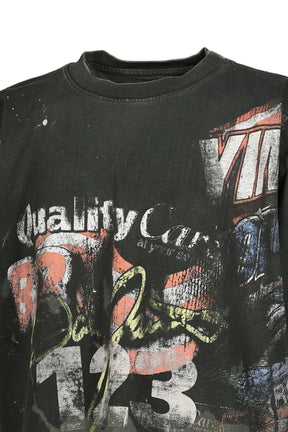 AMERICAS IN A RACE TYLER TEE / BLK