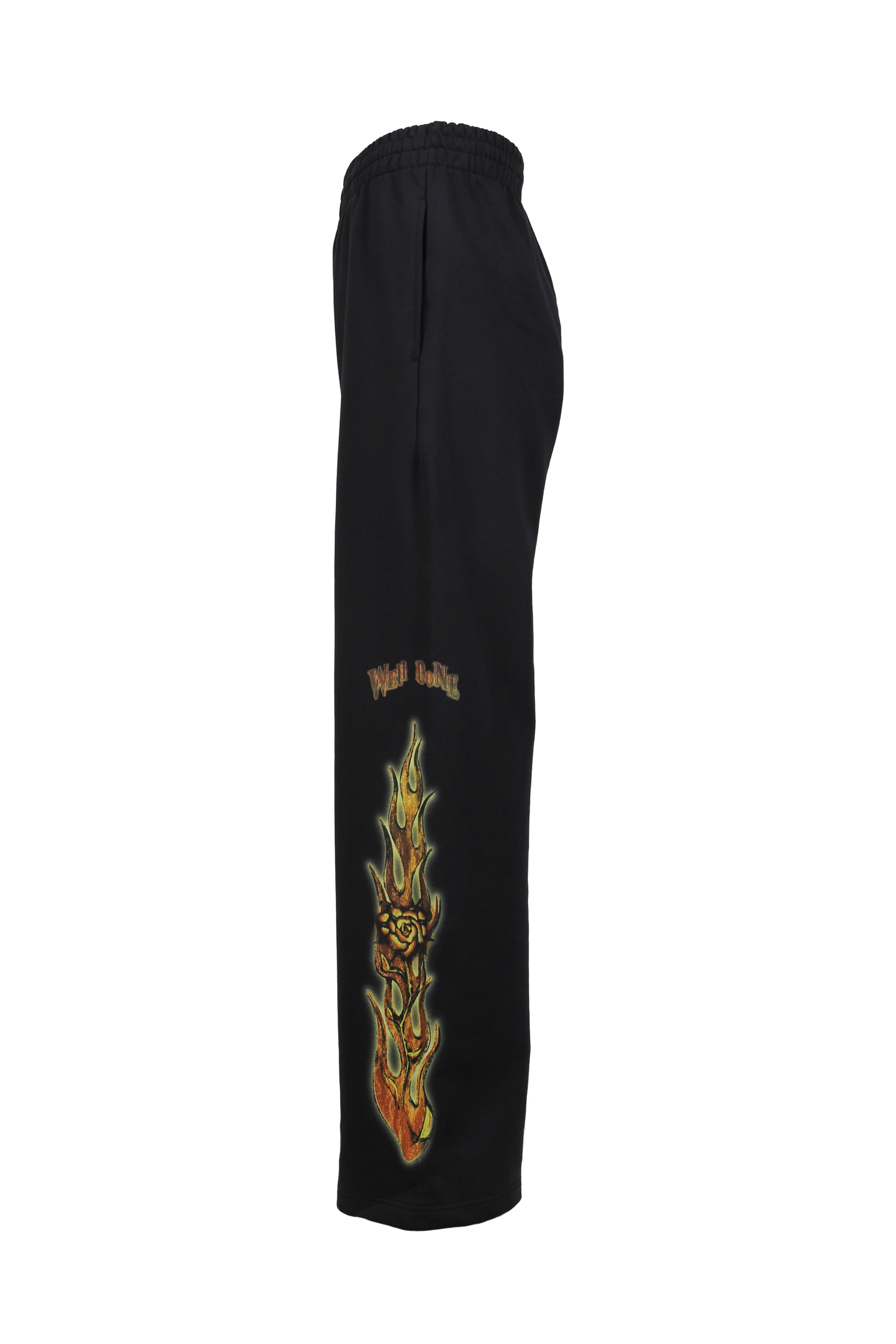 FIRE SWEATPANTS / BLK