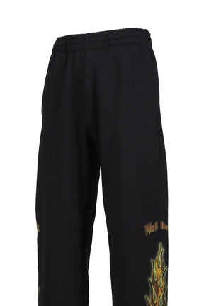 FIRE SWEATPANTS / BLK